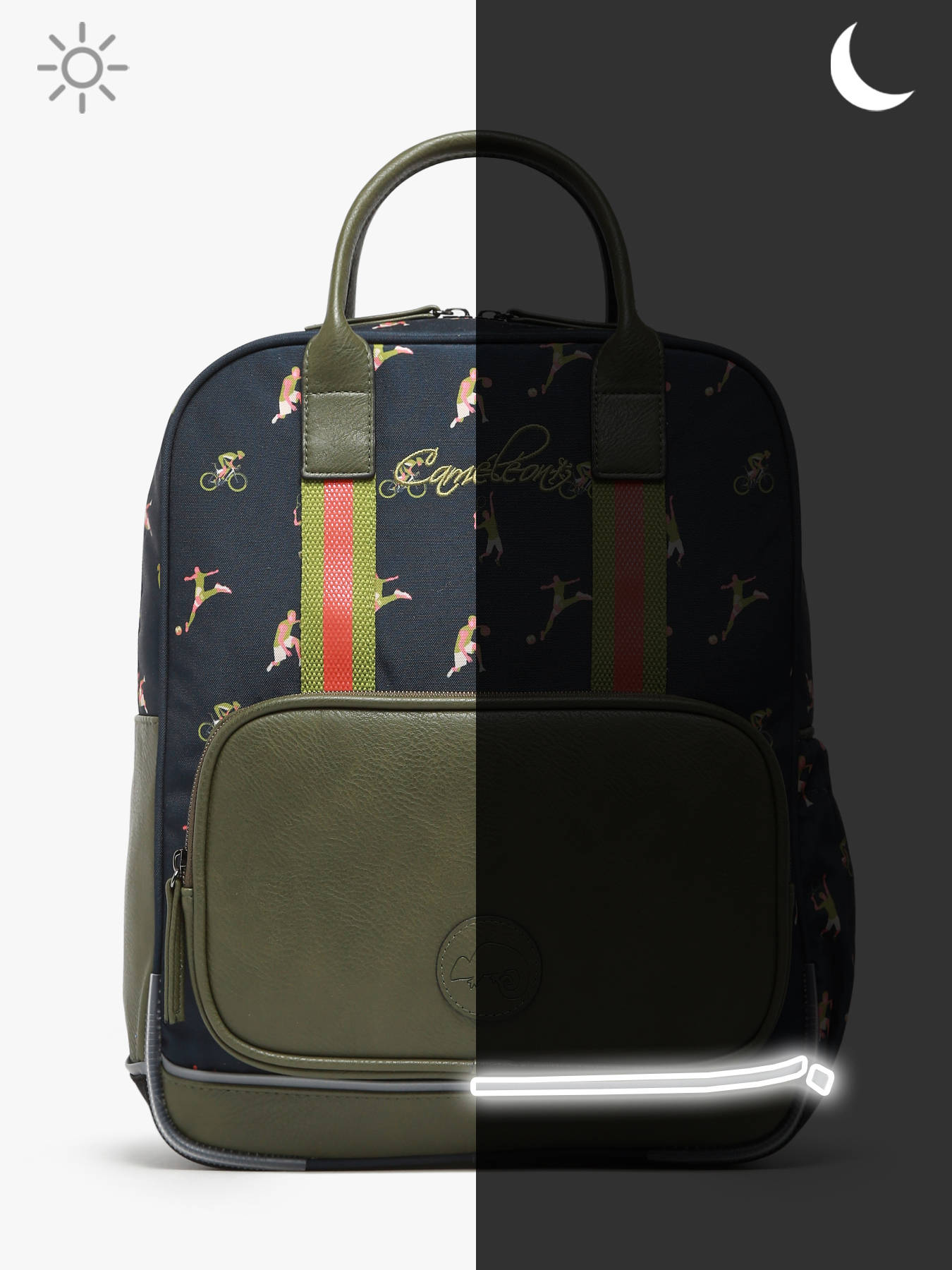 Sac  dos 2 compartiments CAMELEON