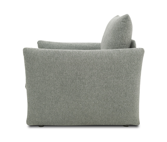 DOMO collection Schlafsofa 1-Sitzer »Helsinki«, grau