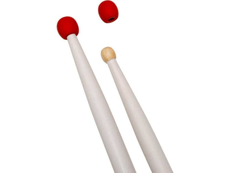 Vic Firth Drumstick-Tips Universal Marching Practice Tips – Gummispitzen für das Üben mit Marsch-Trommelstöcken