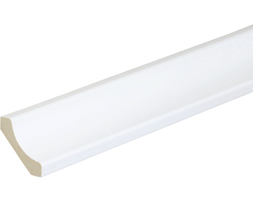 Hollijst, effen wit, 28x28x2600 mm