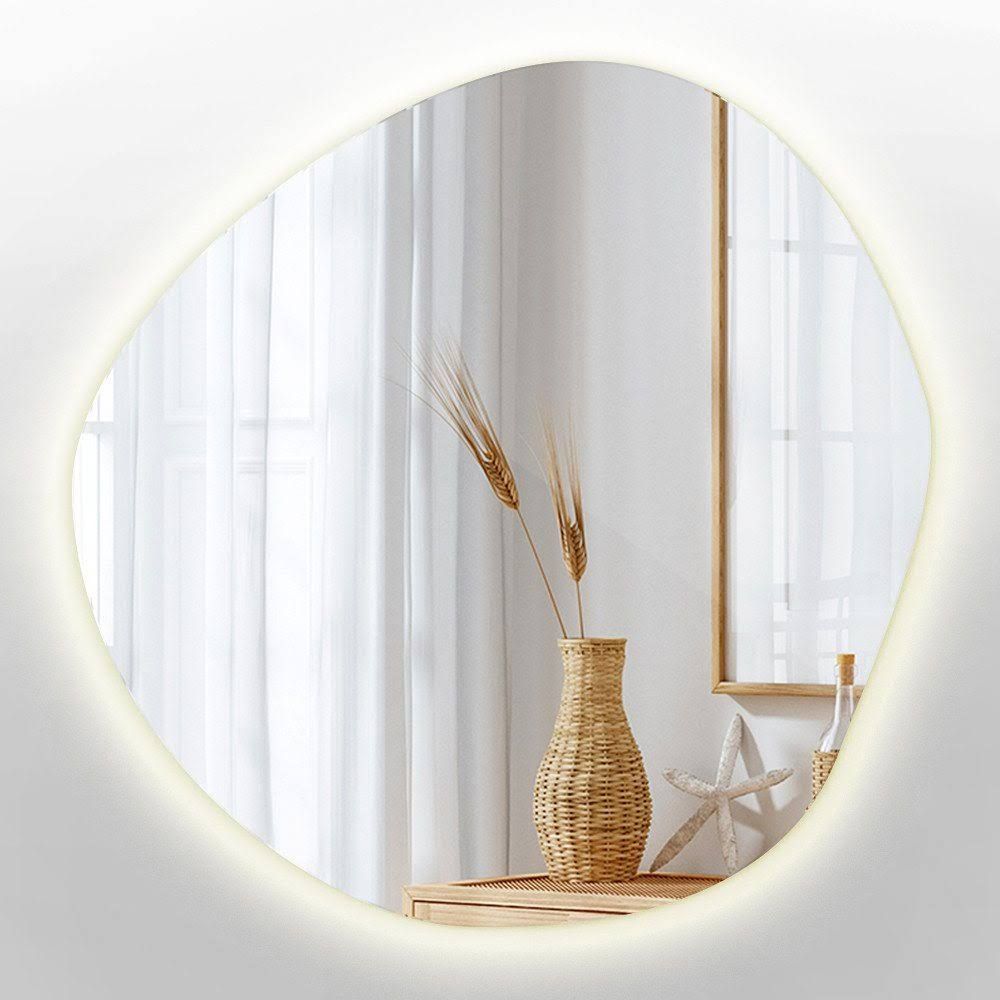 Tulup LED-Lichtspiegel Badspiegel LED Modern Spiegel Beleuchtung (Warm