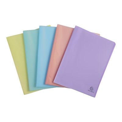 Exacompta Chromaline - Porte vues - 100 vues - A4 - disponible dans différentes couleurs pastels