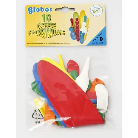 Globos große Figurenballons, 10 Stück