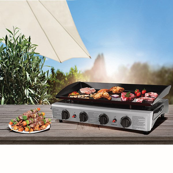 Plancha gaz Premium 4 brûleurs DOC194 Livoo
