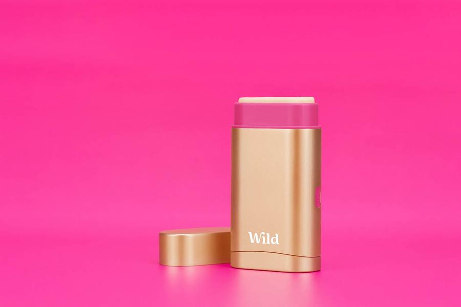 Wild Gold Case And Pomegranate & Pink Peppercorn Deodorant Starter Pack