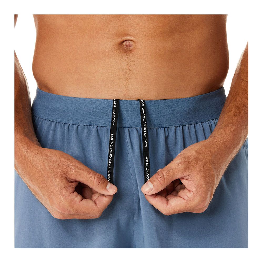 Asics ROAD 7IN - Short Homme steel blue