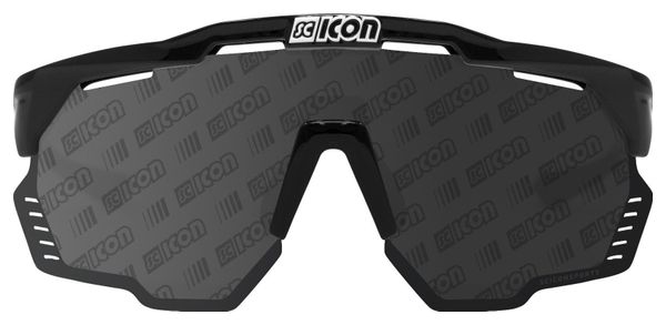 Scicon Sports Aeroshade Kunken Monogram Lunettes De Soleil De Performance Sportive (Scnpp Multimiror Silver/Luminosité Noire)