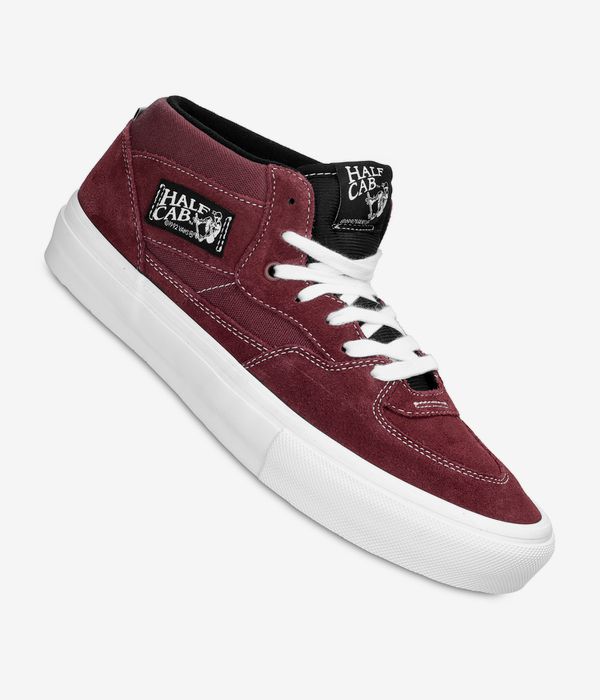 Vans Skate Half Cab Schuh (burgundy white)