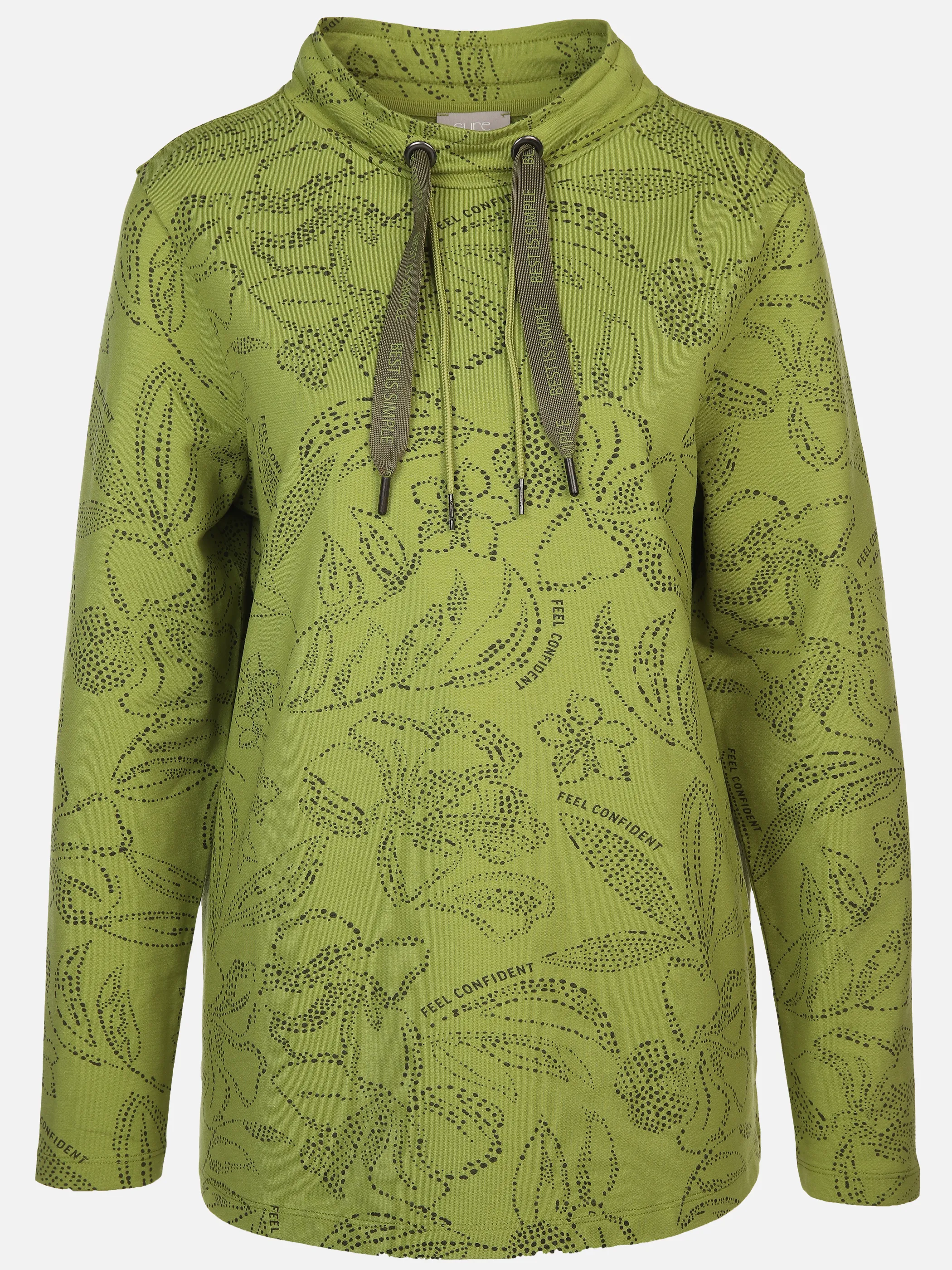 Damen Sweatshirt mit Alloverprint