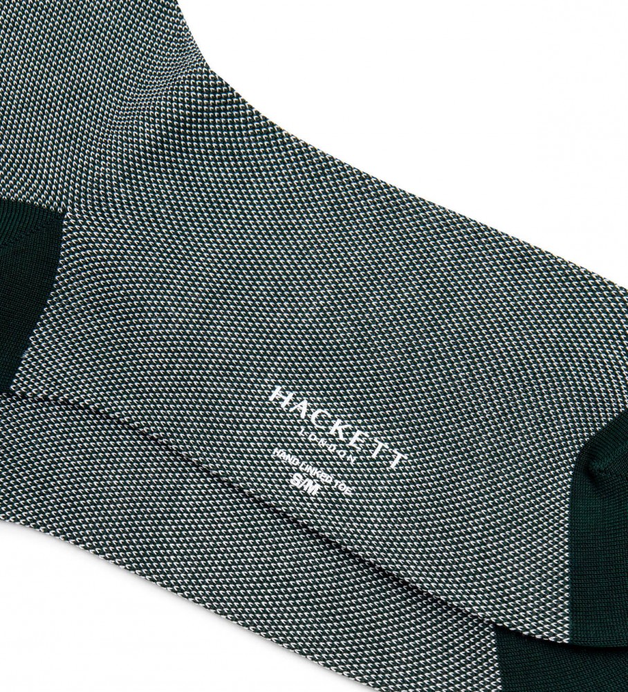 Meias verdes Hackett Birds Eye