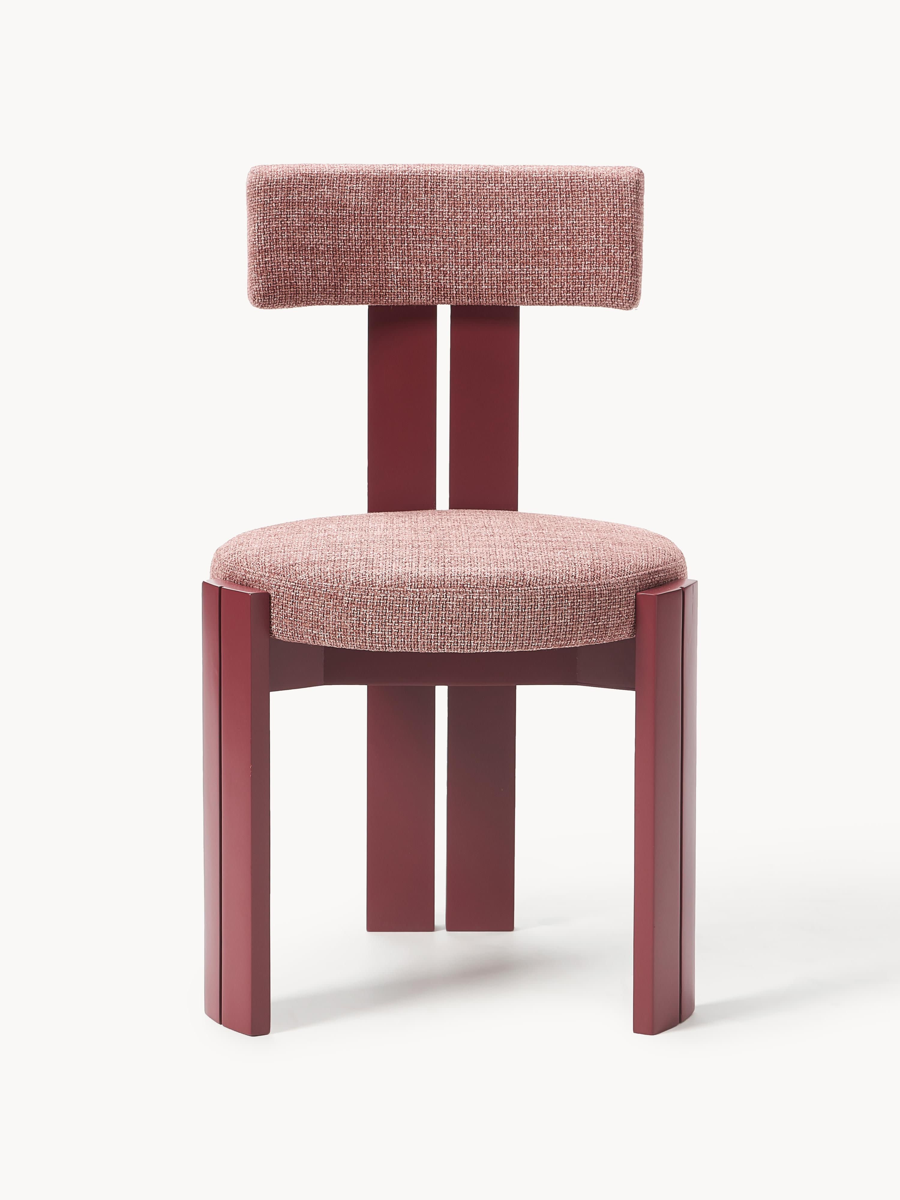 Houten stoel Katya met vulling