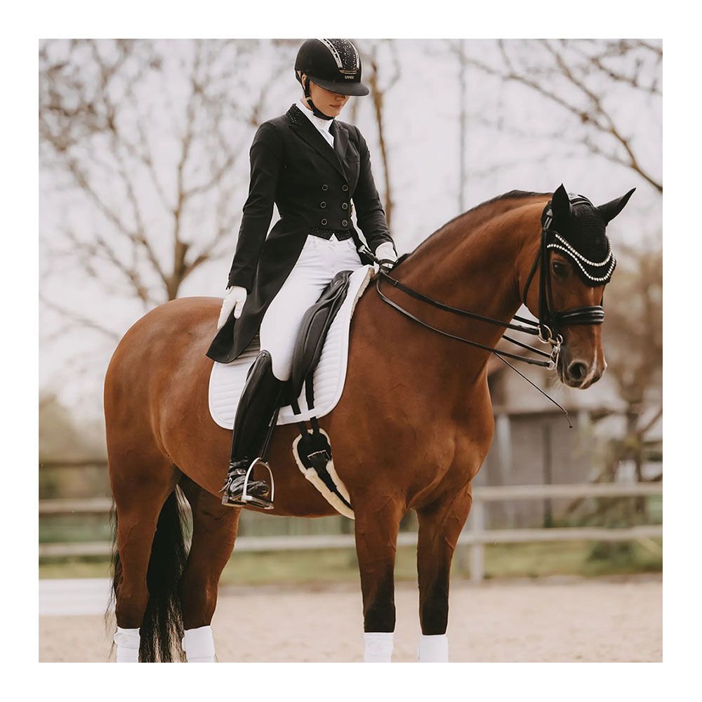 Kentucky PEARLS - Tapis dressage blanc