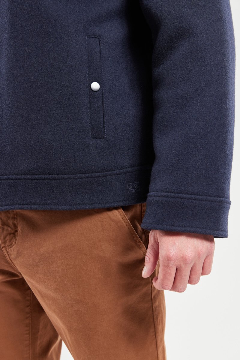 Veste zippée - drap de laine