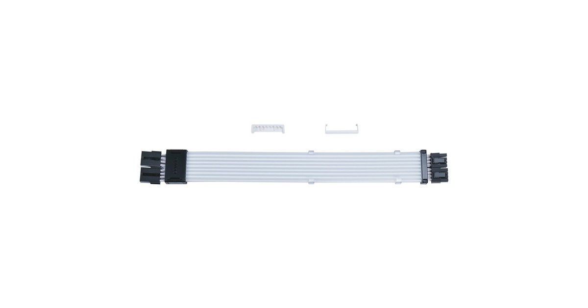 Lian LiStrimer Wireless PW8-1W - 2x6+2-pin RGB GPU verlengkabel  (0,34 meter, RGB leds)
