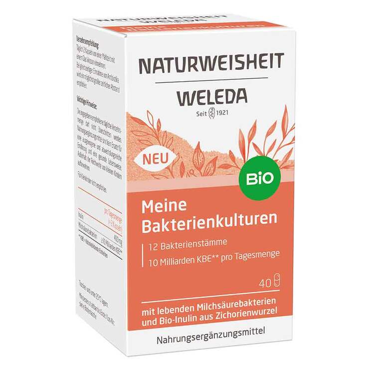Weleda Naturweisheit Meine Bakterienkulturen Kapseln , 40 St