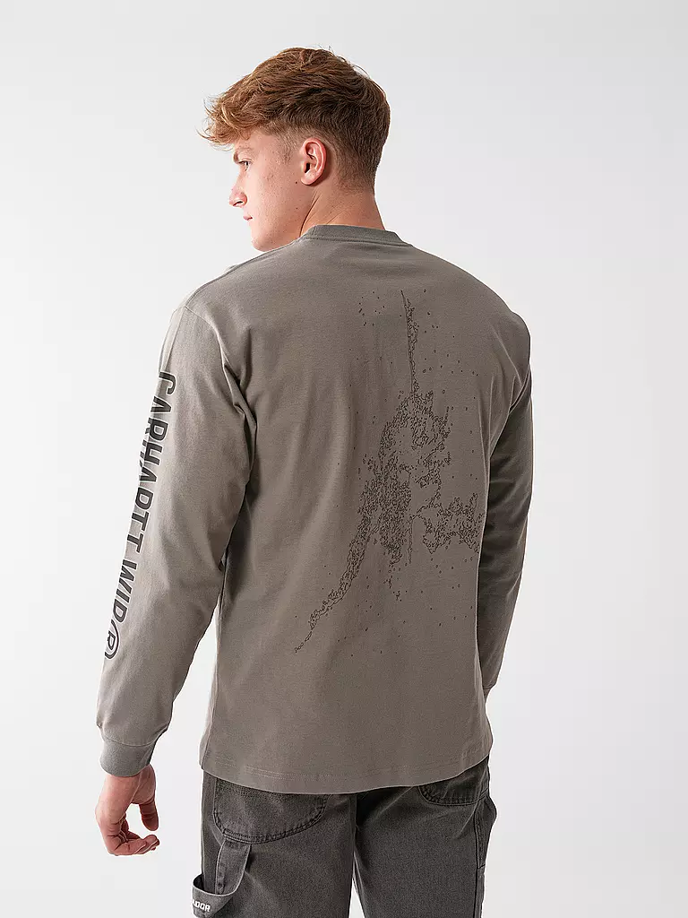 CARHARTT WIP Langarmshirt  grau
