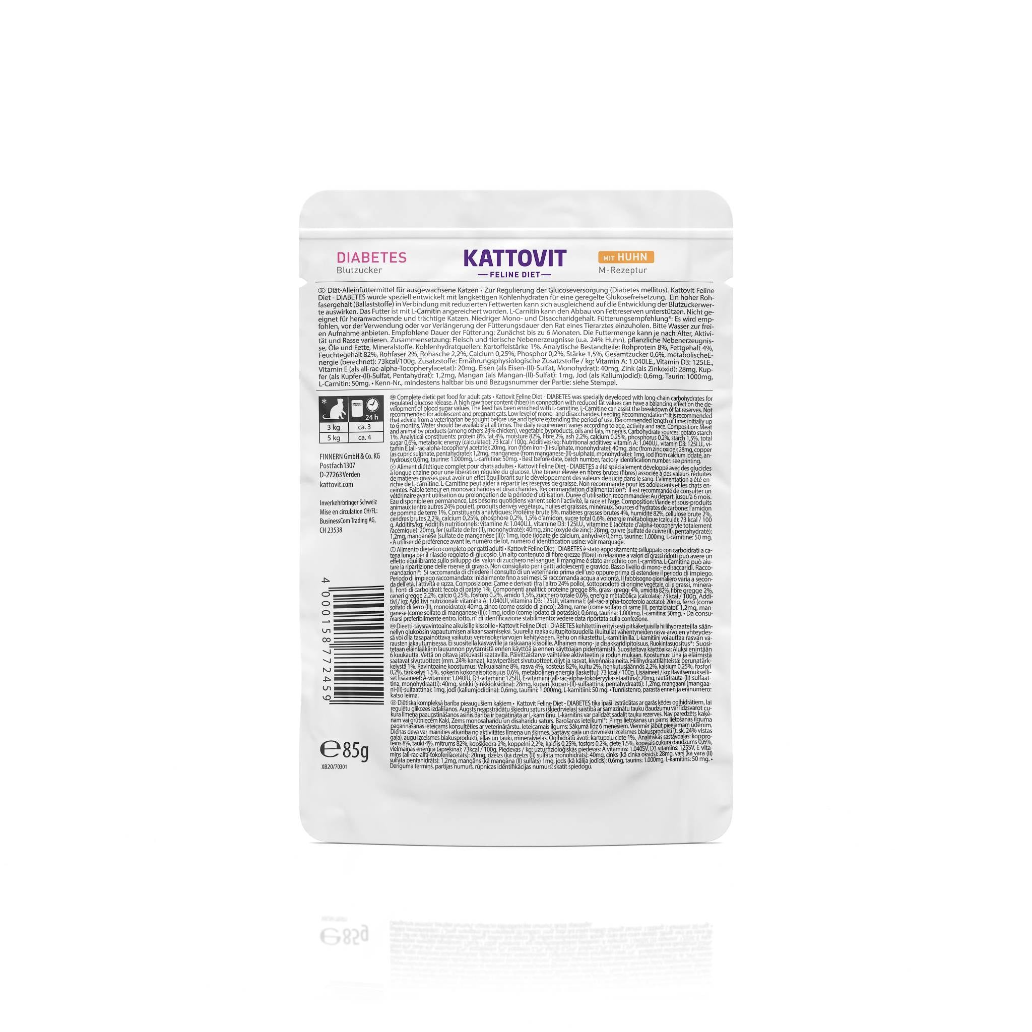 KATTOVIT Diabetes Huhn