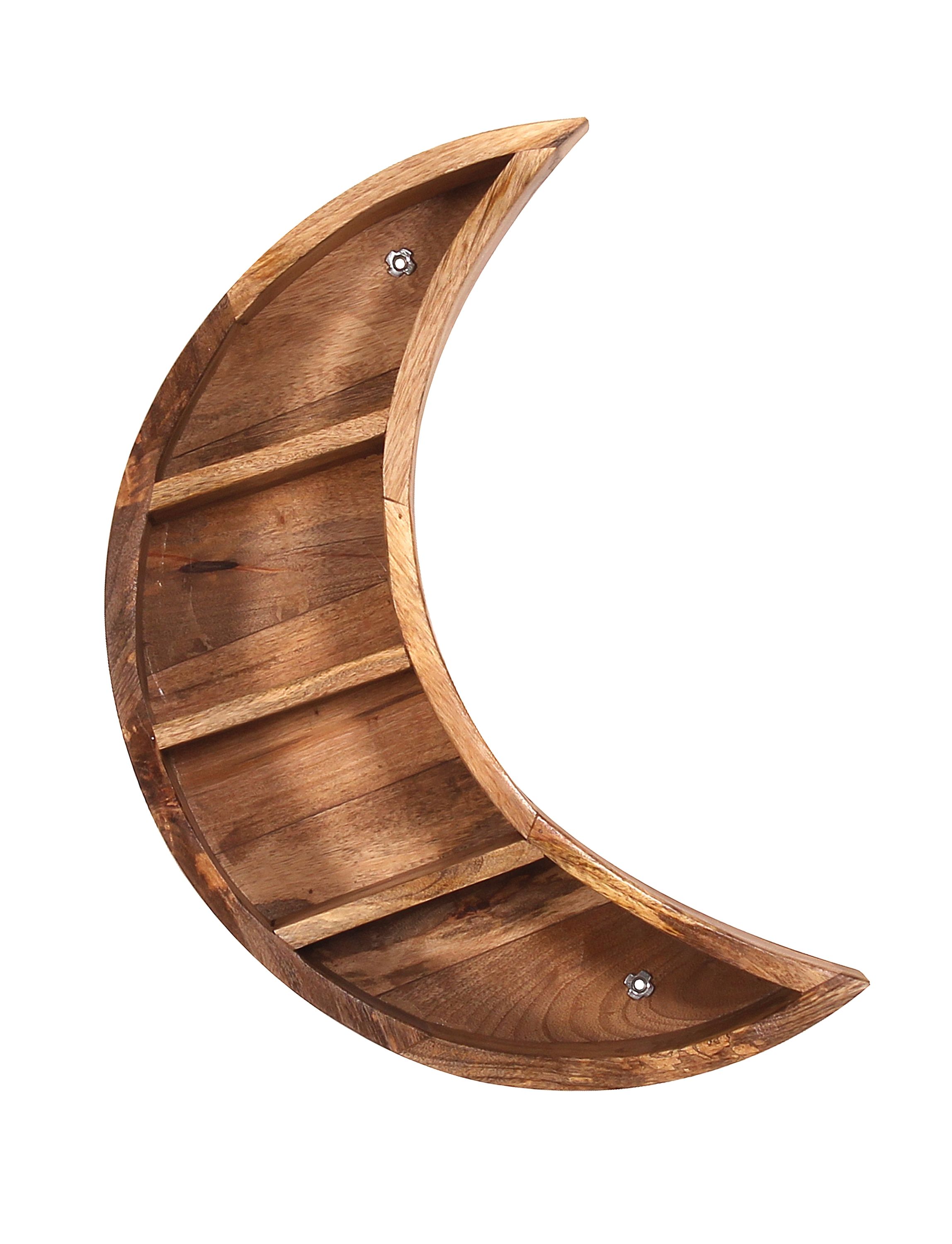 Wandregal Massivholz Bücherregal Holz Regal