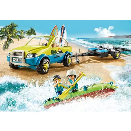 PLAYMOBIL® 70436 Family Fun Strandauto mit Kanuanhänger