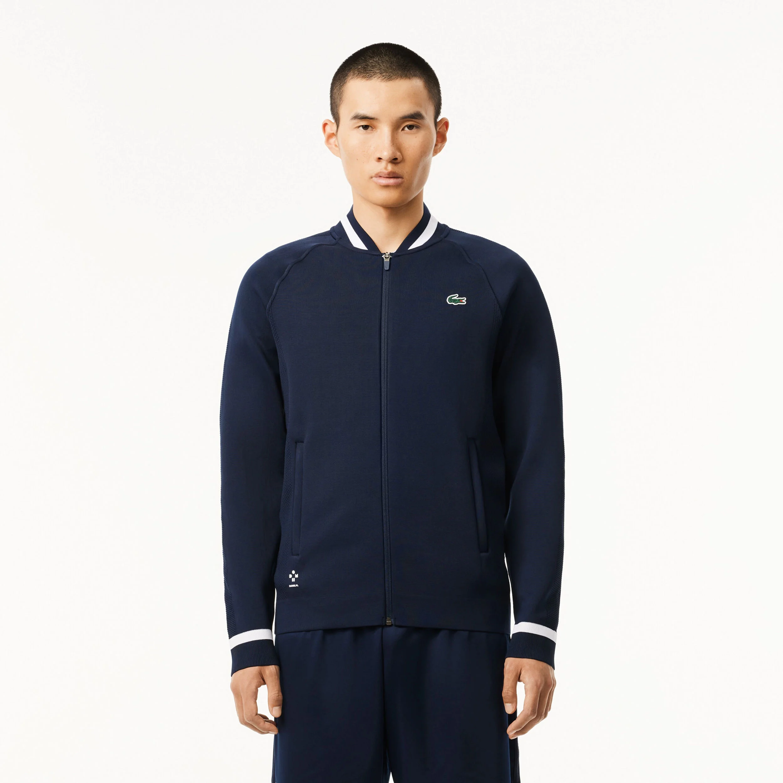 Lacoste Veste De Survêtement Hommes - Bleu Foncé