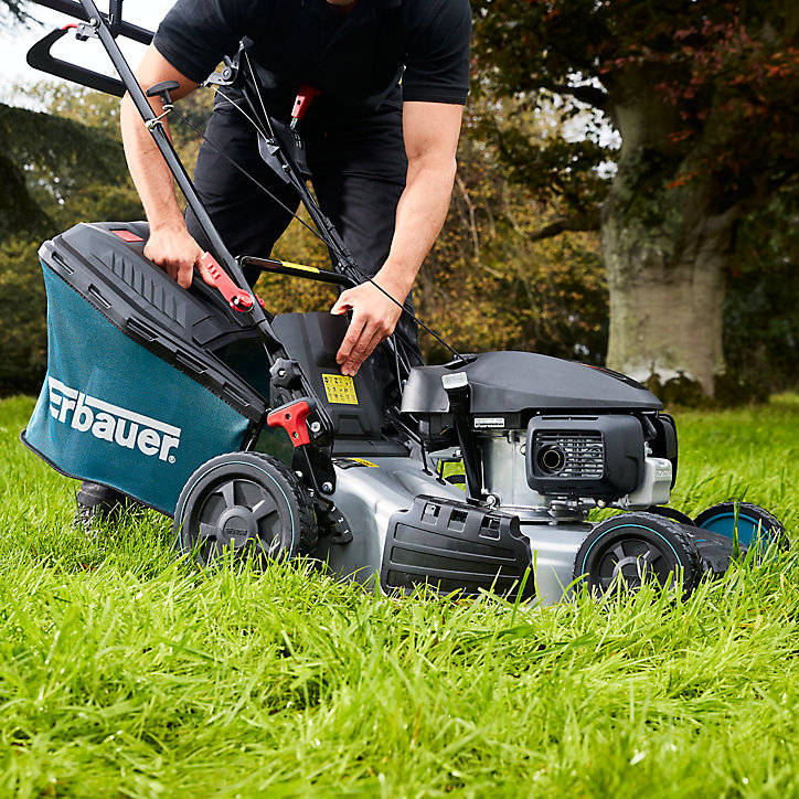Tondeuse thermique tractée 167 cc Erbauer 51 cm, Moteur Honda GCV170