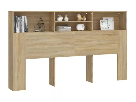 Armoire de tête de lit chêne sonoma 180x19x103,5 cm