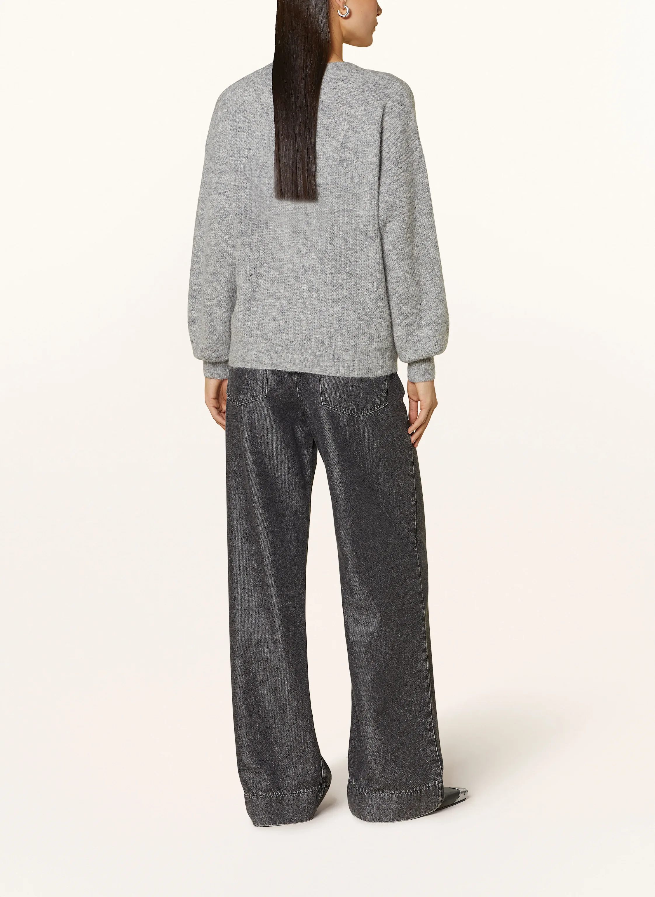 MOS MOSH Oversized-Strickjacke THORA mit Alpaka