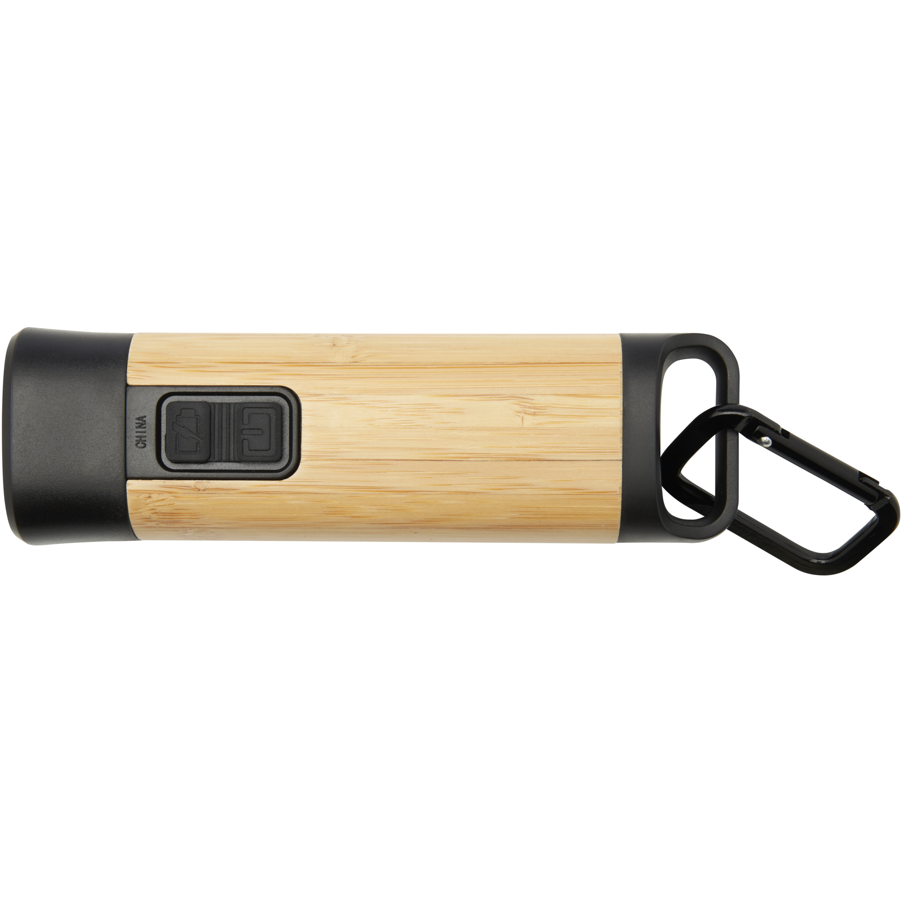 STAC 104570 - Lampe Torche Écologique en Bambou et Plastique Recyclé