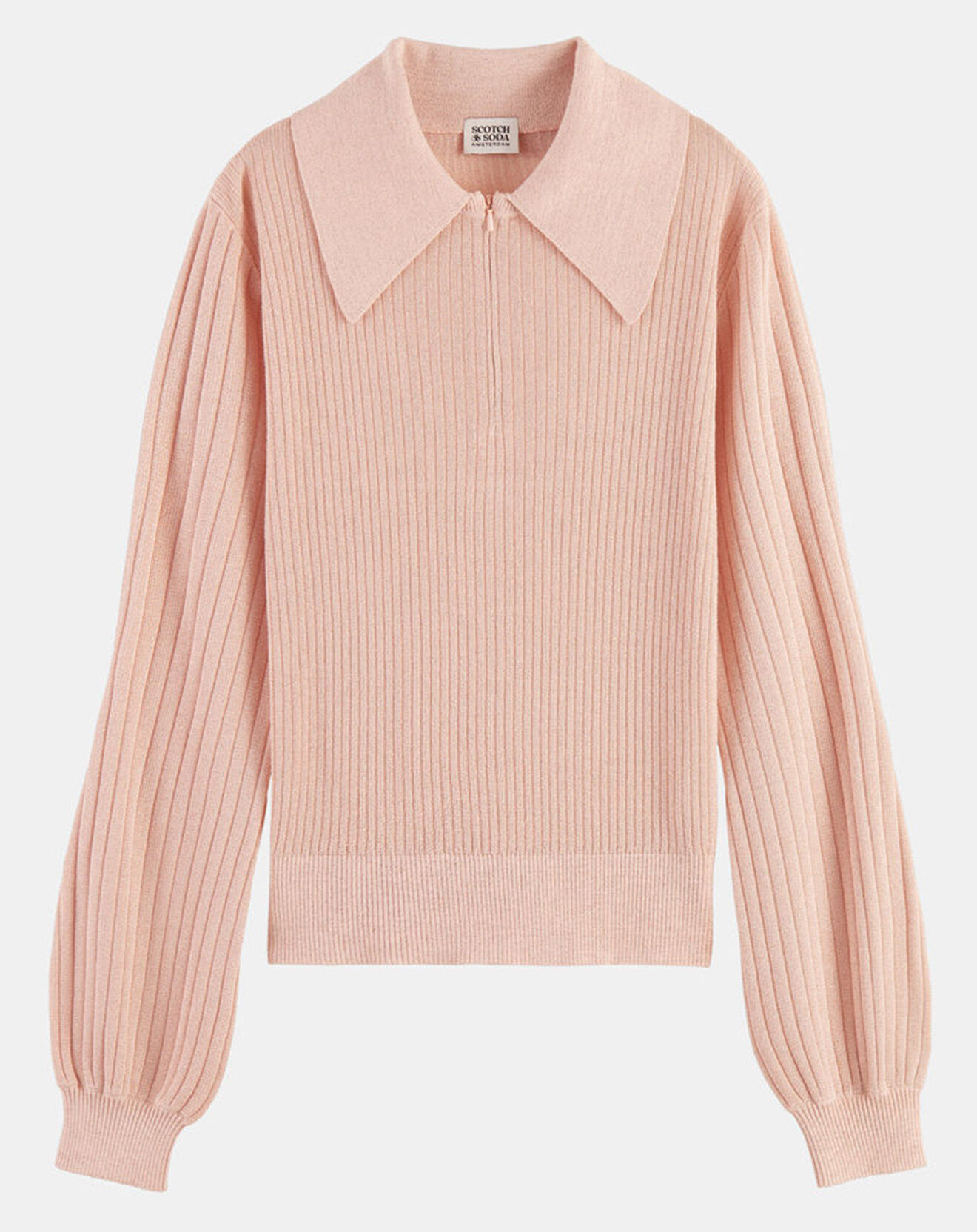 Scotch & Soda Pull Lurex rose
