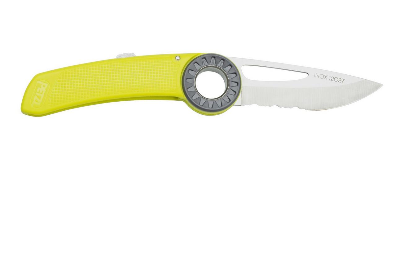 Petzl Spatha S92AB, geel, zakmes
