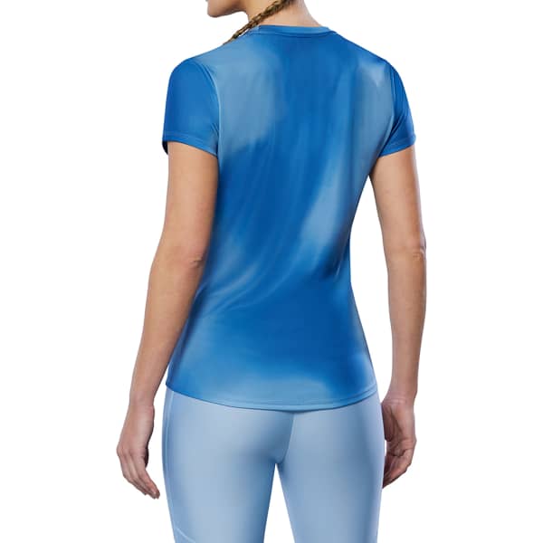 T-shirt running MIZUNO IMPULSE CORE GRAPHIC TEE W FEDERAL BLUE