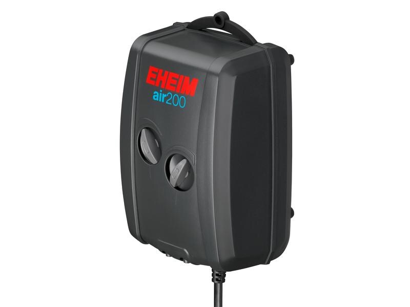 Eheim Luftpumpe air200 Luftpumpe mit regulierbaren Luftauslässen