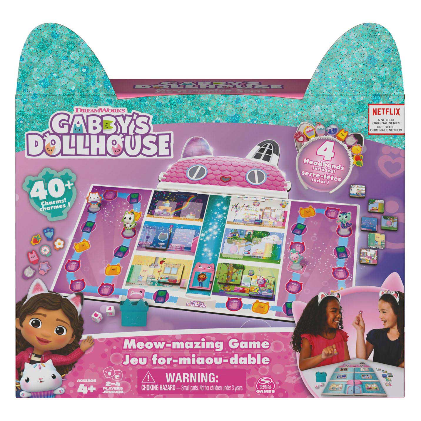 Gabby's Poppenhuis - Meow-Mazing Bordspel