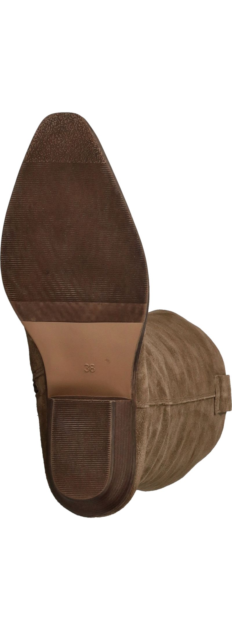 LOFF 1881 Lange laarzen Taupe Dames