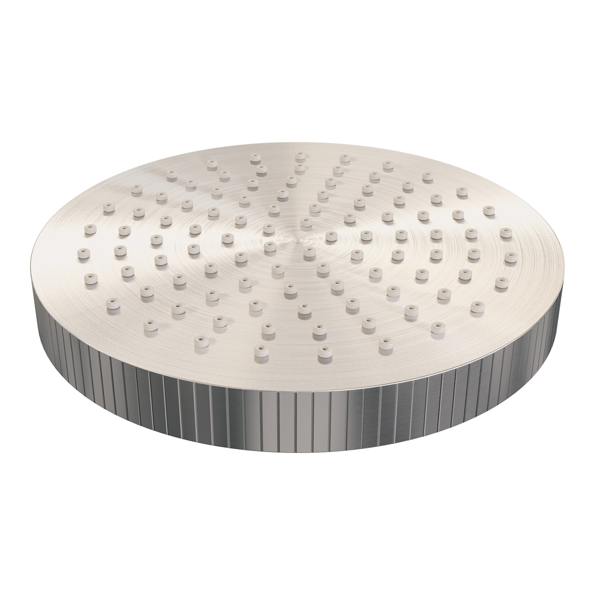 Brauer Stripe opbouw regendouche met 25cm hoofddouche en staafhanddouche RVS geborsteld PVD