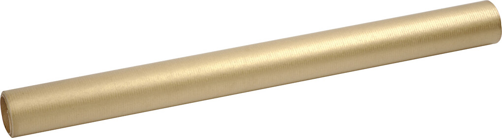 Gavepapir - Guld Ensfarvet - B 50 CM - 60 G - 5 M
