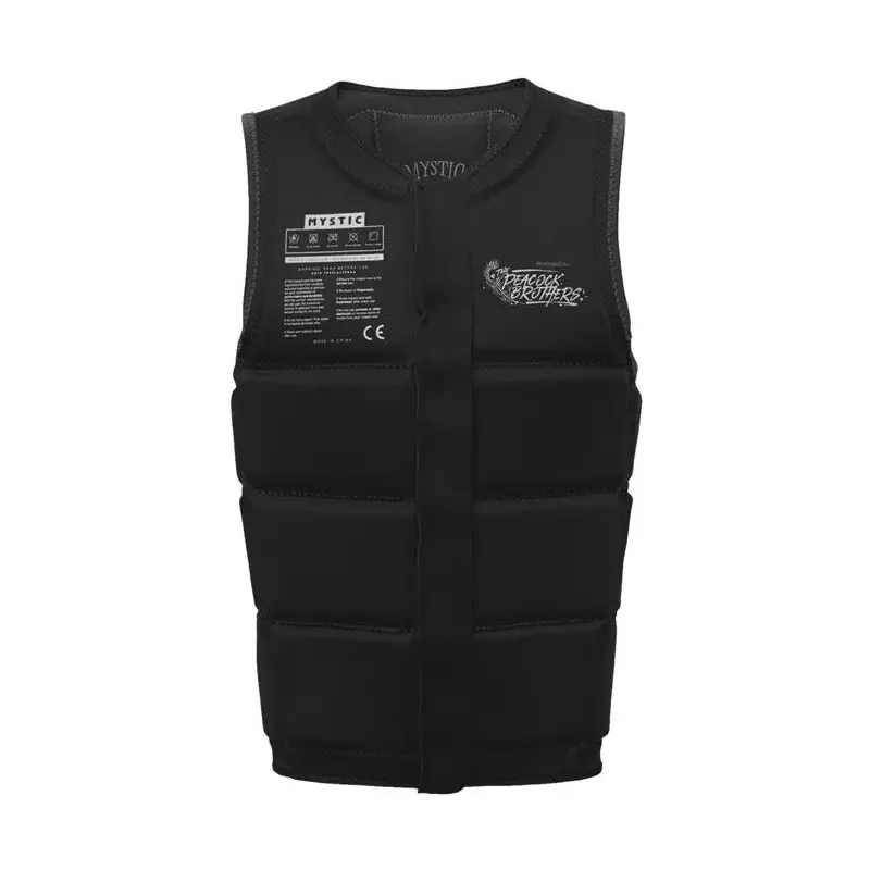 Gilet impact MYSTIC Peacock Front Zip Black