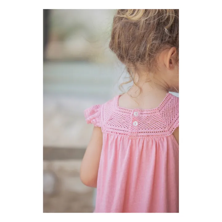 Tartine et Chocolat Robe en Maille | Rose bonbon