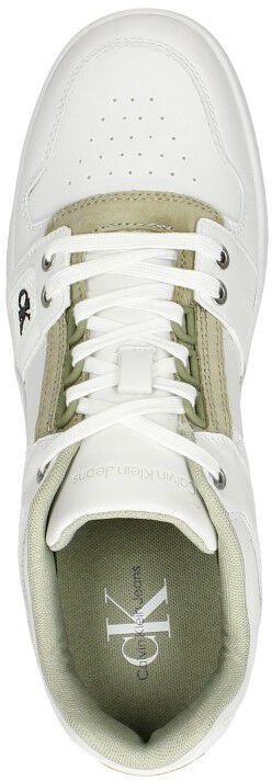 Calvin Klein Cupsole Laceup Basket Low LTH wit