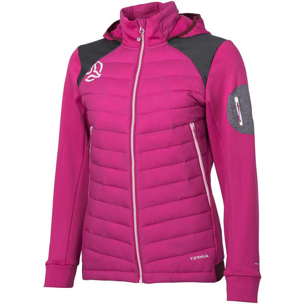 Doudoune randonnée TERNUA YUKKAN HYBRID HOOD W ORCHID