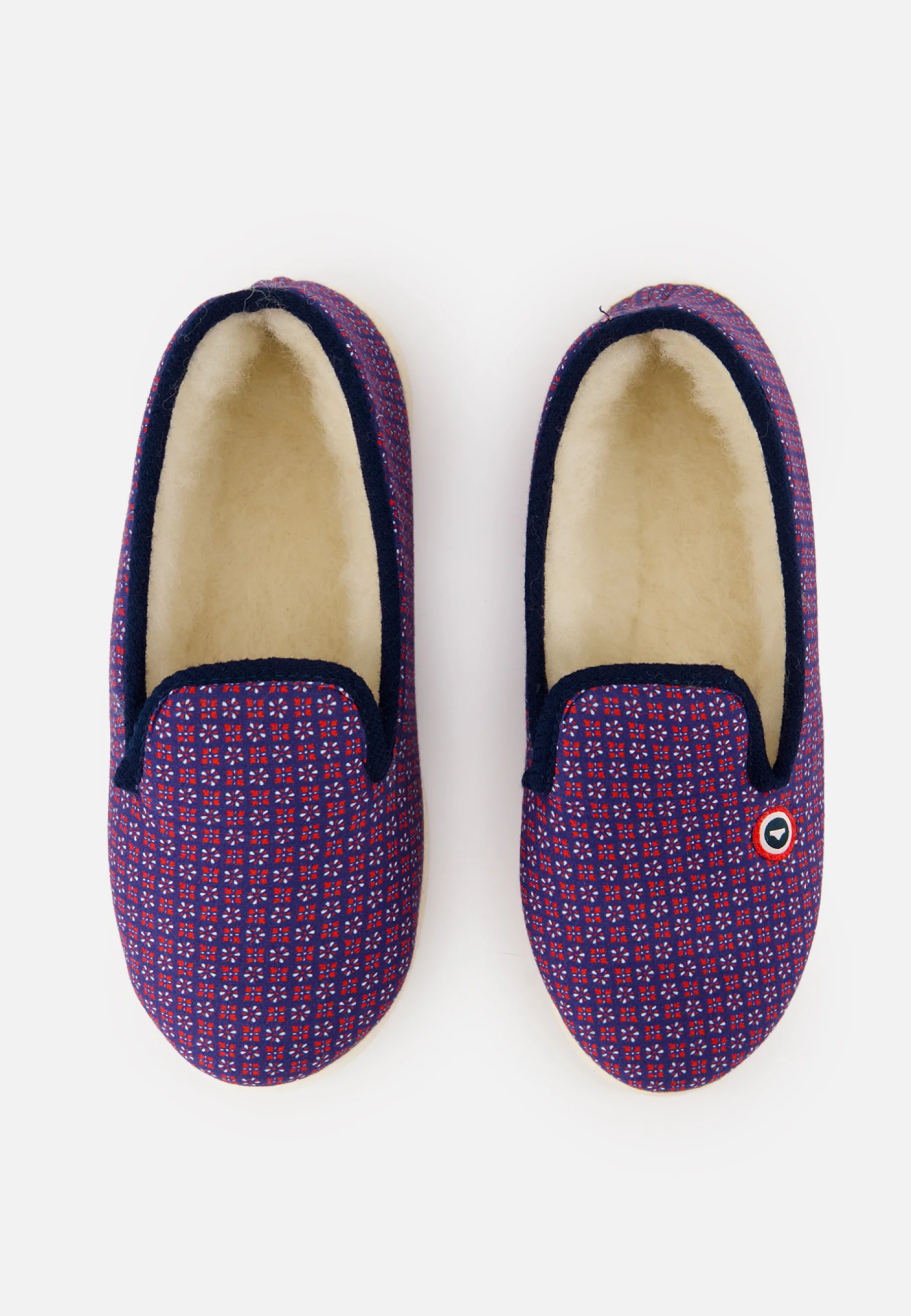 Chaussons d'intérieur en laine-Pantoufles Kdo