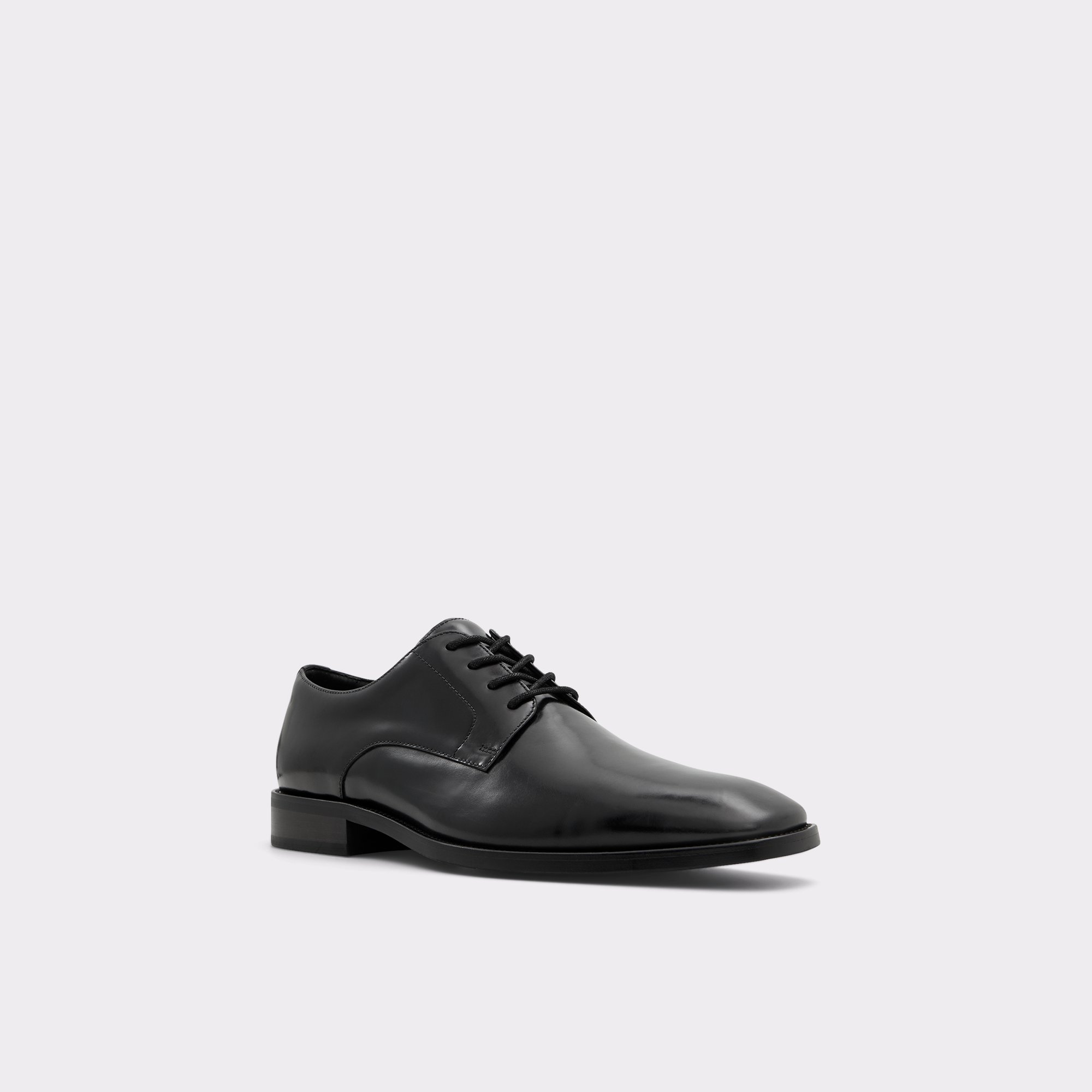 Anzio Black Men Dress Shoes