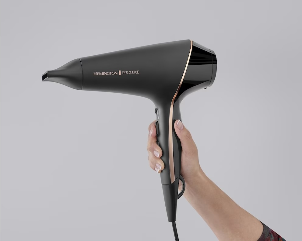 AC9140B Haartrockner Pro Luxe Midnight Edition Haar Föhn mit 2 Aufsätzen (45675560100) - Schwarz