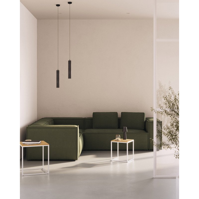 Canapé d’angle Blok 4 places vert 290 x 290 cm