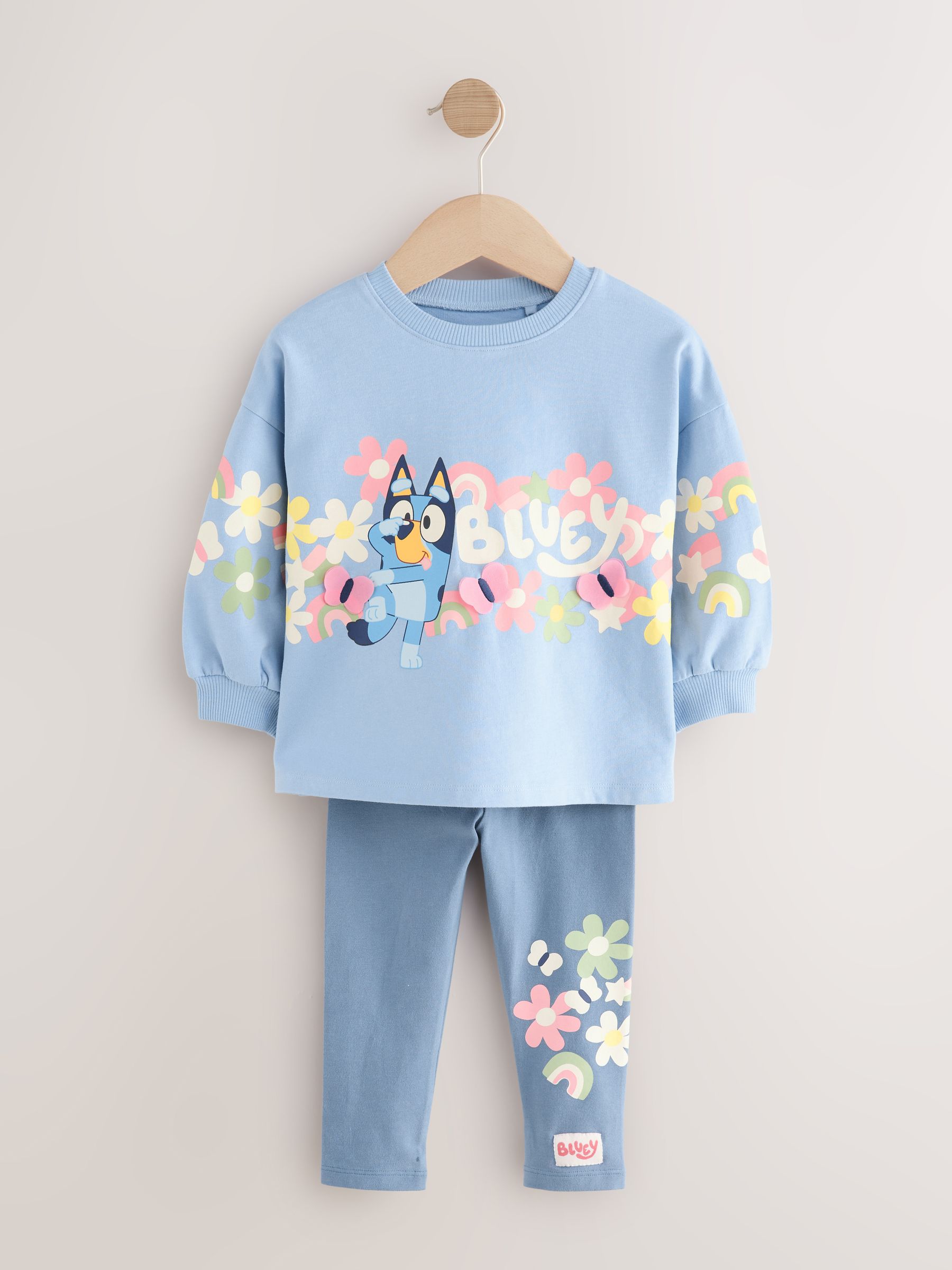 Blauw - Set met Bluey-top en -legging (12 mnd - 7 jr)
