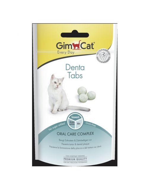 Gimcat Denta Tabs - Kattensnack - 40 g