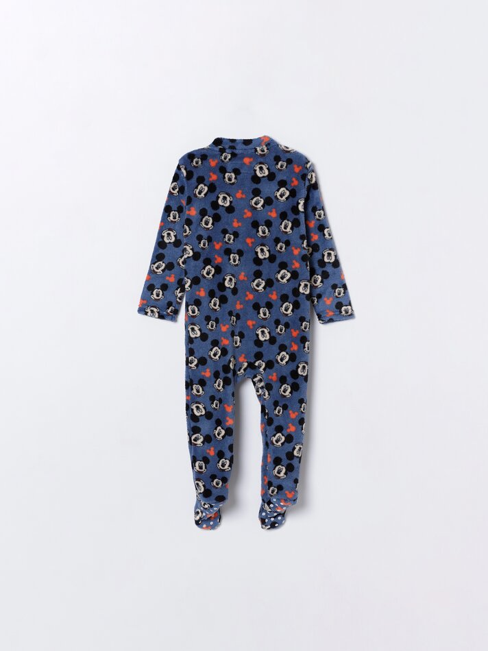 Pijama de veludo da Minnie Mouse ©DS - Azul Escuro