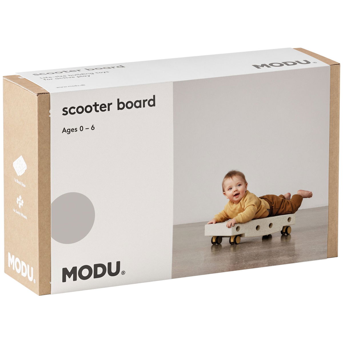 MODUMODU   Rollbrett sand grey/honey yellow