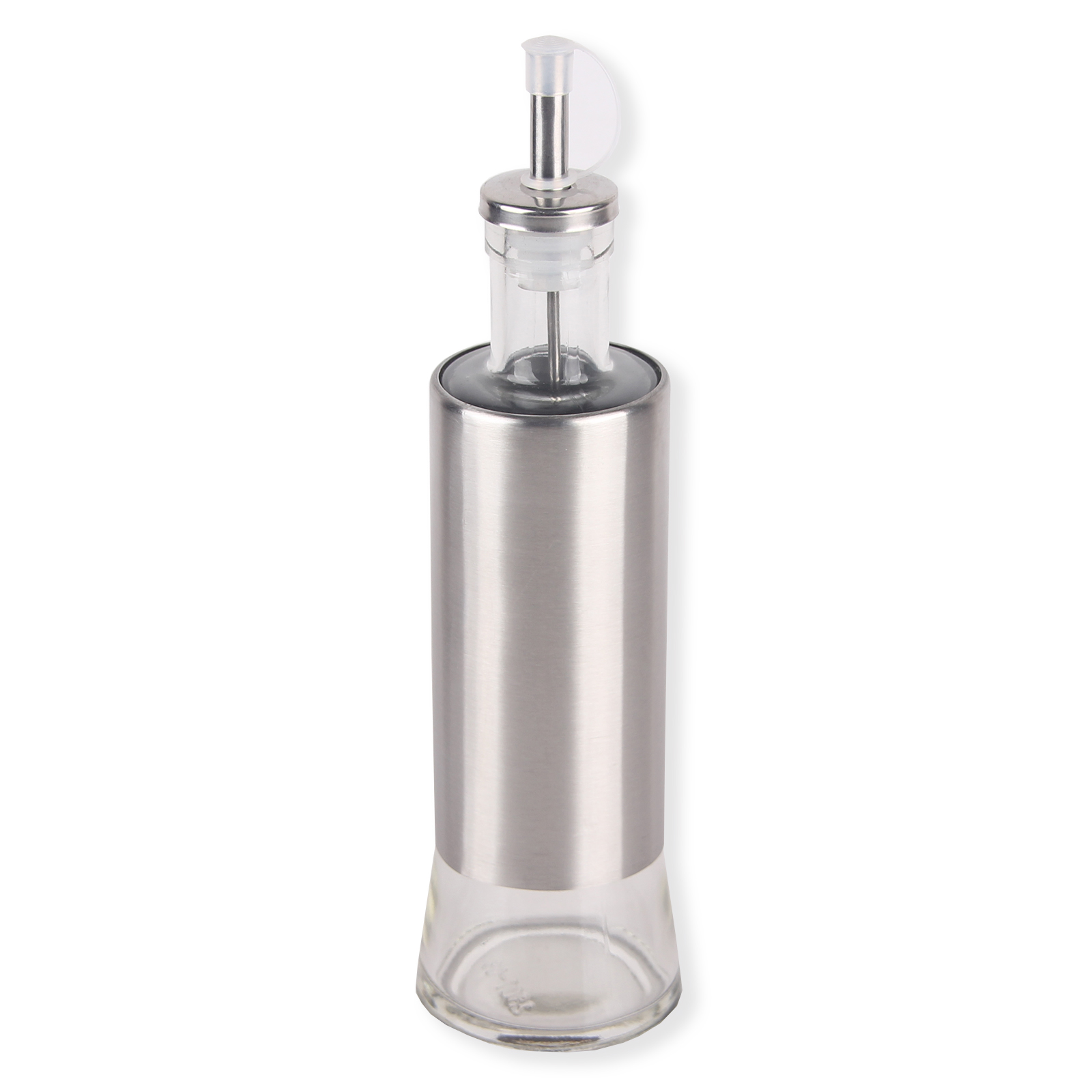 Essig-/Ölflasche - Glas-Edelstahl - 300 ml