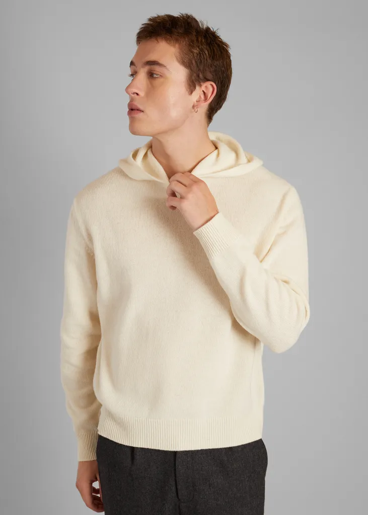 Pull à capuche en laine recyclée L'Exception Paris